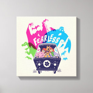 Scooby-Doo De onbevreesde Mystery Machine Canvas Afdruk