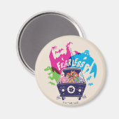 Scooby-Doo | De onbevreesde Mystery Machine Magneet (Voorkant / Achterkant)