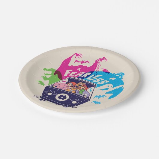 Scooby-Doo | De onbevreesde Mystery Machine Papieren Bordje (Gekanteld)