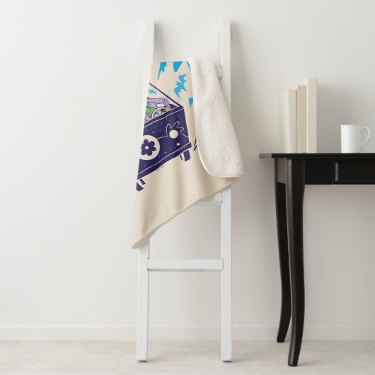 Scooby-Doo | De onbevreesde Mystery Machine Sherpa Deken (In situ)