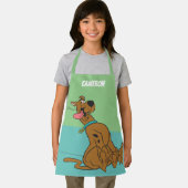 Scooby-doo dia met tongue out schort (Insitu)