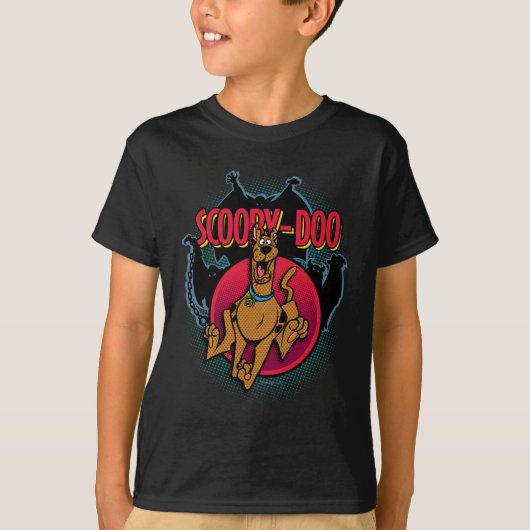 Scooby-doo die van geesten grafisch loopt t-shirt (Voorkant)
