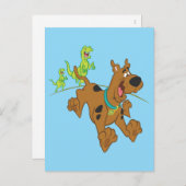Scooby-Doo Dinosaur Escape Briefkaart (Voorkant / Achterkant)