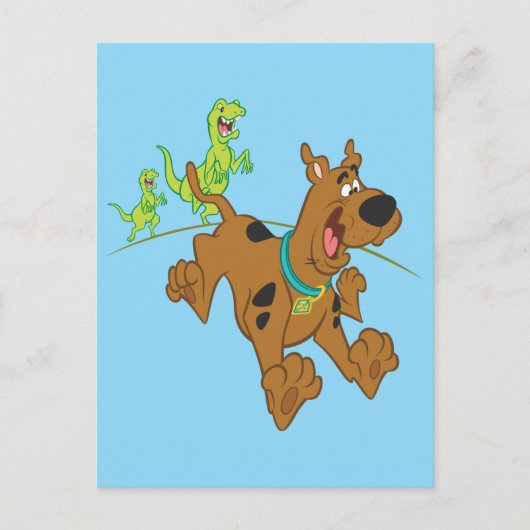 Scooby-Doo Dinosaur Escape Briefkaart (Voorkant)