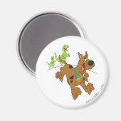 Scooby-Doo Dinosaur Escape Magneet (Voorkant / Achterkant)
