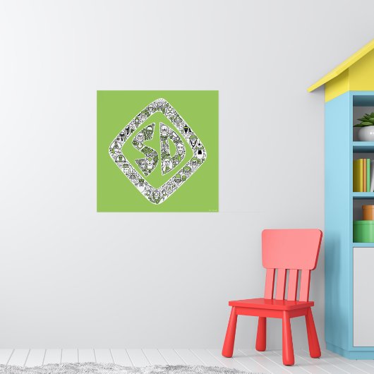 Scooby-Doo Doodle Art Poster (Kinderkamer 1)