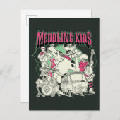 Scooby-Doo en de bende bemoeienis Kinder Punk Band Briefkaart (Voorkant / Achterkant)