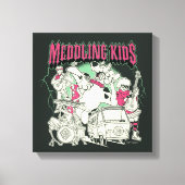Scooby-Doo en de bende bemoeienis Kinder Punk Band Canvas Afdruk (Voorkant)