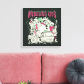 Scooby-Doo en de bende bemoeienis Kinder Punk Band Canvas Afdruk (Insitu (Woonkamer))