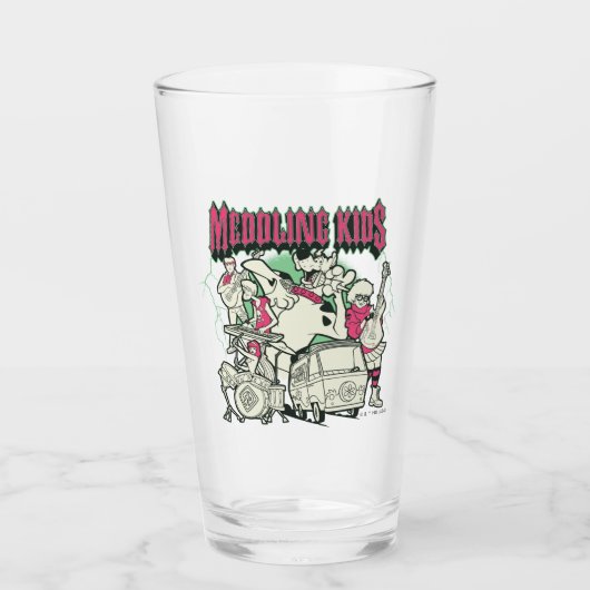 Scooby-Doo en de bende bemoeienis Kinder Punk Band Glas (Voorkant)