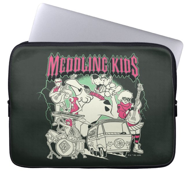 Scooby-Doo en de bende bemoeienis Kinder Punk Band Laptop Sleeve (Voorkant)