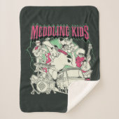 Scooby-Doo en de bende bemoeienis Kinder Punk Band Sherpa Deken (Voorkant)
