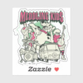 Scooby-Doo en de bende bemoeienis Kinder Punk Band Sticker (Vel)