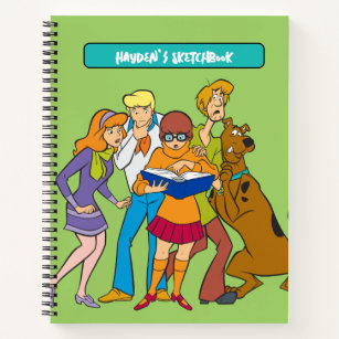 Scooby-Doo en de Bende onderzoeken tekenen Notitieboek