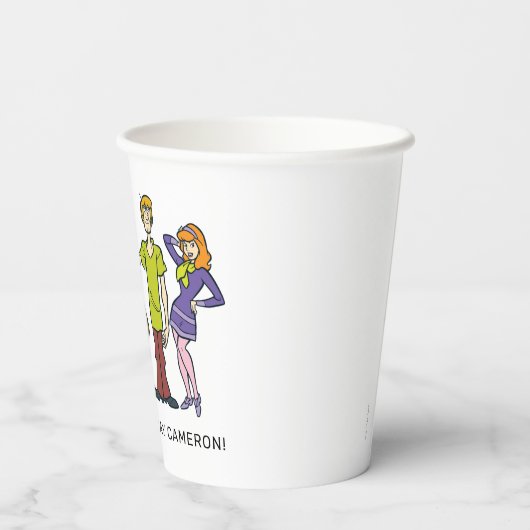 Scooby-Doo en de Birthday Gang Groovy Papieren Bekers (Achterkant)