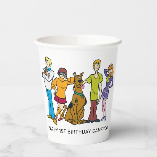 Scooby-Doo en de Birthday Gang Groovy Papieren Bekers (Links)