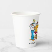 Scooby-Doo en de Birthday Gang Groovy Papieren Bekers (Voorkant)
