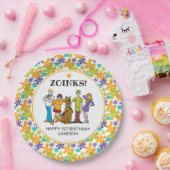 Scooby-Doo en de Birthday Gang Groovy Papieren Bordje (Feest)