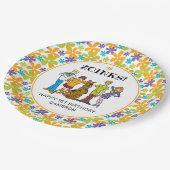 Scooby-Doo en de Birthday Gang Groovy Papieren Bordje (Gekanteld)