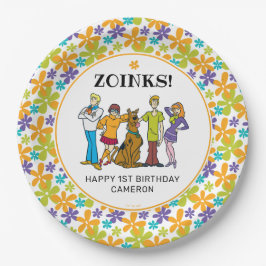 Scooby-Doo en de Birthday Gang Groovy Papieren Bordje