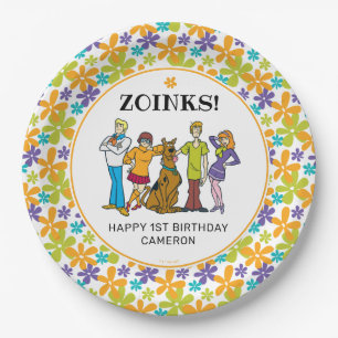 Scooby-Doo en de Birthday Gang Groovy Papieren Bordje