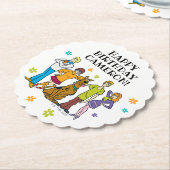 Scooby-Doo en de Gang Birthday Kartonnen Onderzetters (Gekanteld)