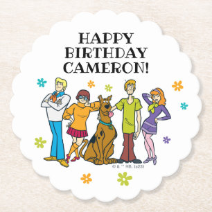 Scooby-Doo en de Gang Birthday Kartonnen Onderzetters