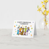 Scooby-Doo en de Gang Happy Birthday Kaart (Gele Bloem)