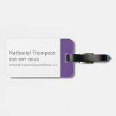 Scooby-Doo en de Gang "Haunted House" Bagagelabel (Achterkant horizontaal)