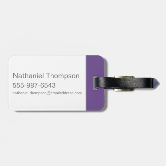 Scooby-Doo en de Gang "Haunted House" Bagagelabel (Achterkant horizontaal)