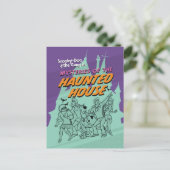 Scooby-Doo en de Gang "Haunted House" Briefkaart (Staand voorkant)