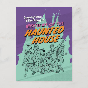Scooby-Doo en de Gang "Haunted House" Briefkaart