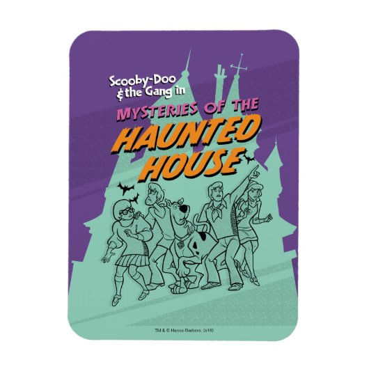 Scooby-Doo en de Gang "Haunted House" Magneet (Verticaal)