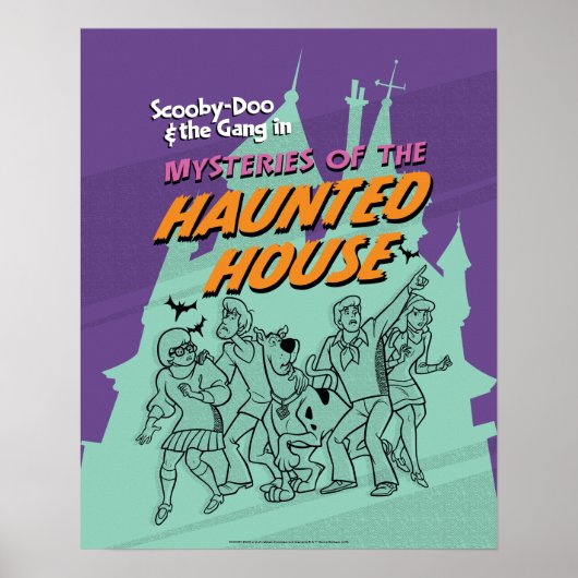 Scooby-Doo en de Gang "Haunted House" Poster (Voorkant)