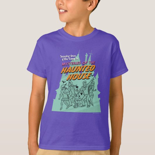 Scooby-Doo en de Gang "Haunted House" T-shirt (Voorkant)