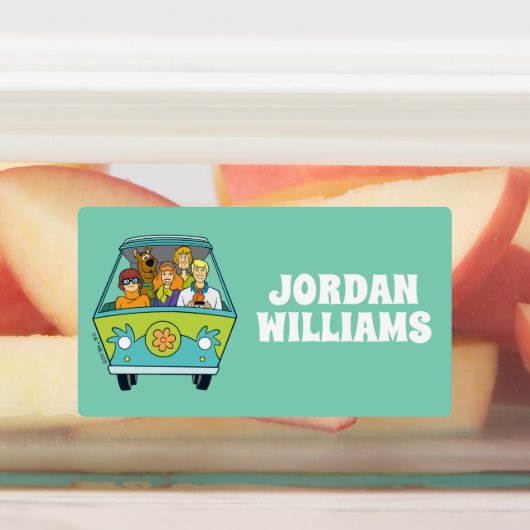 Scooby-Doo en de Gang Mystery Machine | Naam toevo Labels (Aangebracht)