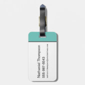 Scooby-Doo en de Gang "Mystery Solvers Club" Bagagelabel (Achterkant verticaal)