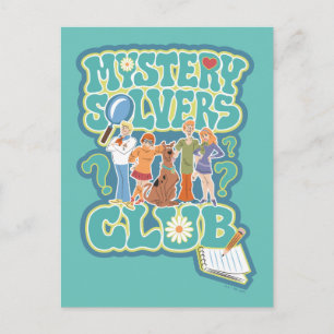 Scooby-Doo en de Gang "Mystery Solvers Club" Briefkaart