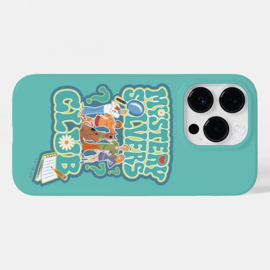 Scooby-Doo en de Gang "Mystery Solvers Club" Case-Mate iPhone Case (Achterkant (horizontaal))
