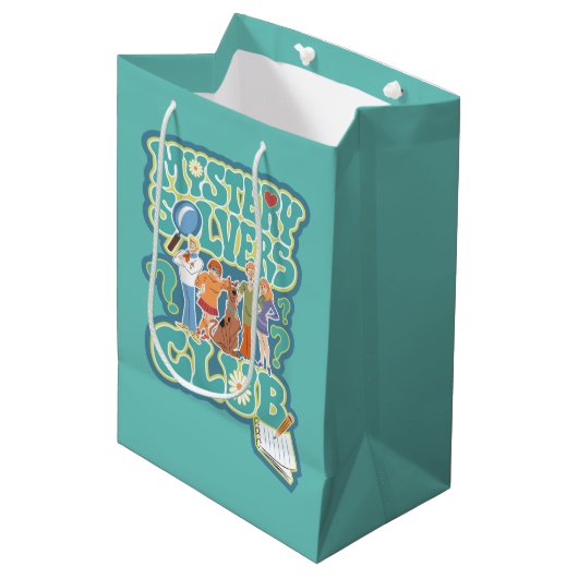 Scooby-Doo en de Gang "Mystery Solvers Club" Medium Cadeauzakje (Voorkant Gekanteld)