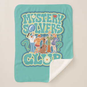 Scooby-Doo en de Gang "Mystery Solvers Club" Sherpa Deken