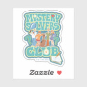 Scooby-Doo en de Gang "Mystery Solvers Club" Sticker (Vel)