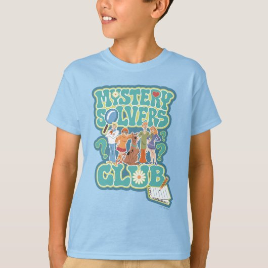 Scooby-Doo en de Gang "Mystery Solvers Club" T-shirt (Voorkant)