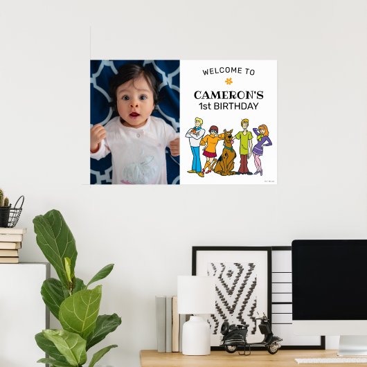 Scooby-Doo en de Groovy Birthday Welcome Poster (Thuiskantoor)