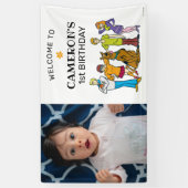 Scooby-Doo en de Groovy Birthday Welcome Spandoek (Verticaal)