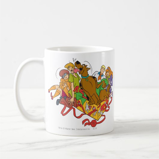 Scooby-Doo en Gang Kerstmis Koffiemok (Links)