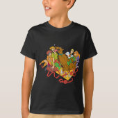 Scooby-Doo en Gang Kerstmis T-shirt (Voorkant)
