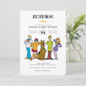Scooby-Doo en het Baby shower van de Gang Groovy Kaart (Staand voorkant)
