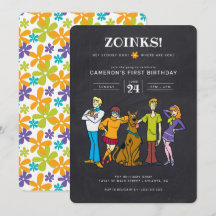 Scooby-Doo en het Gang Groovy Chalkboard Birthday