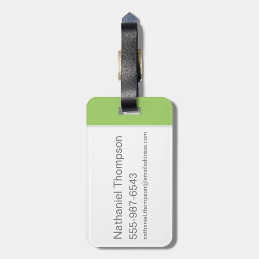 Scooby-Doo en het Gang Investigate Book Bagagelabel (Achterkant verticaal)